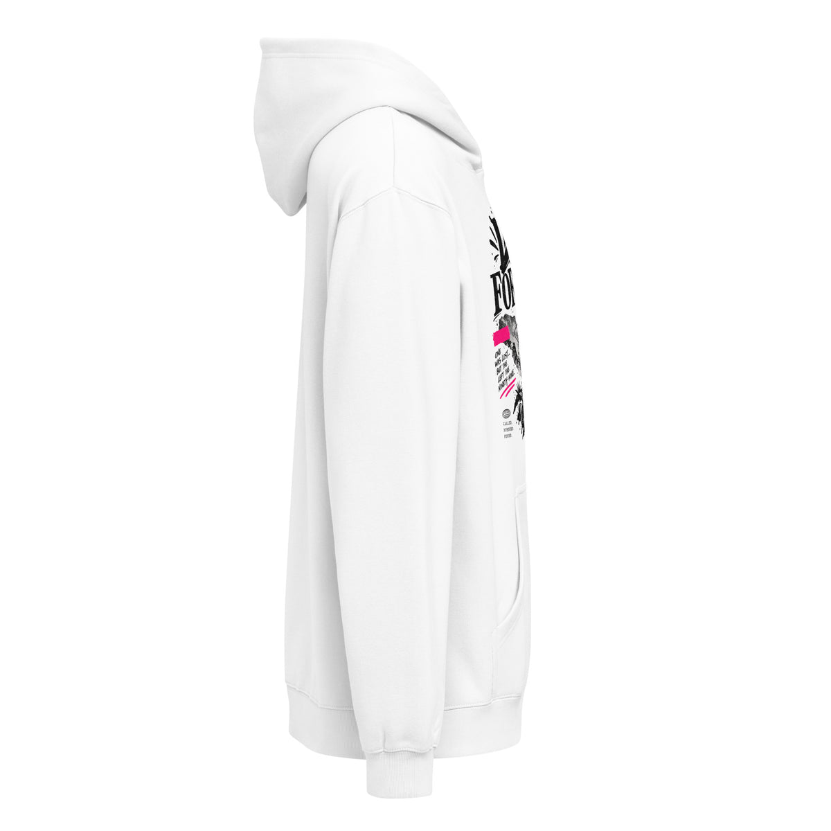 Lost Not Forgotten box hoodie right side view