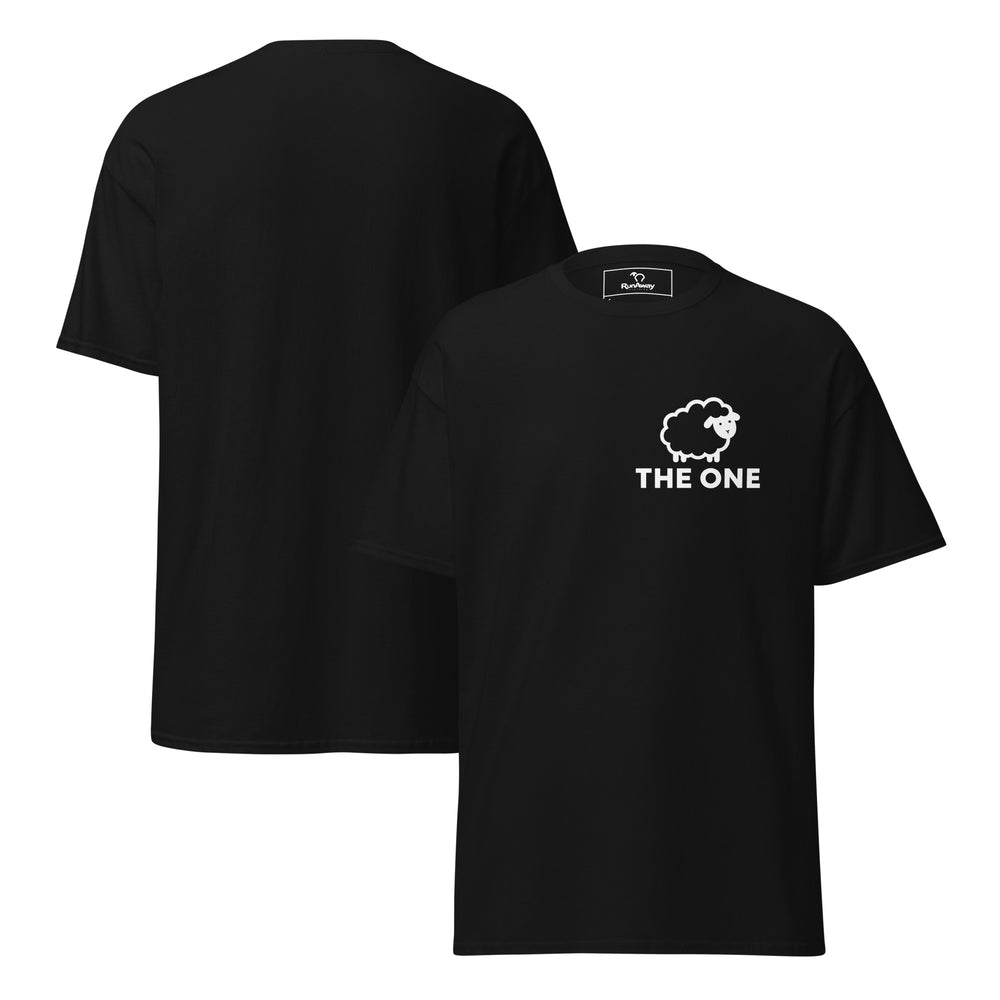 The One — Black & Maroon Classic Tee