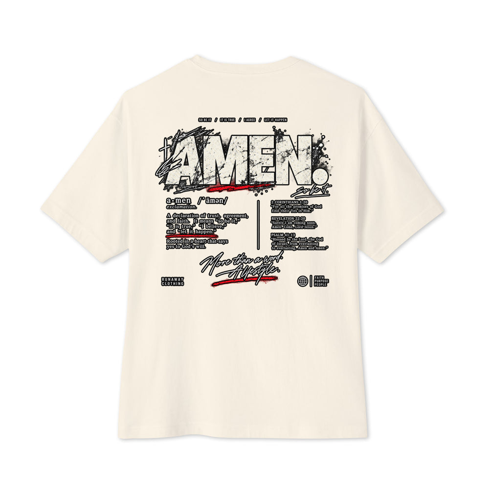 Amen Unisex oversized boxy tee