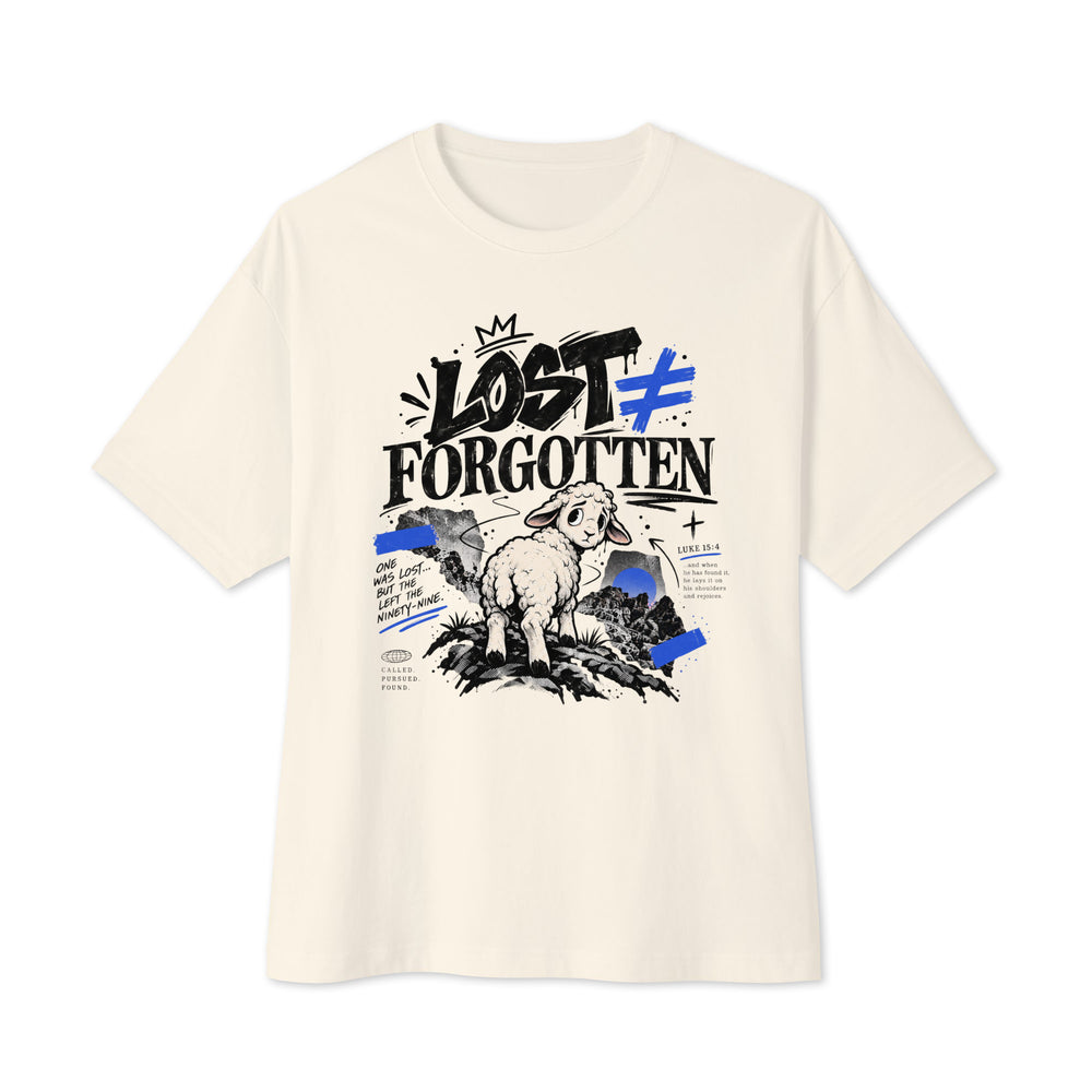 Lost/Not Forgotten oversized boxy tee